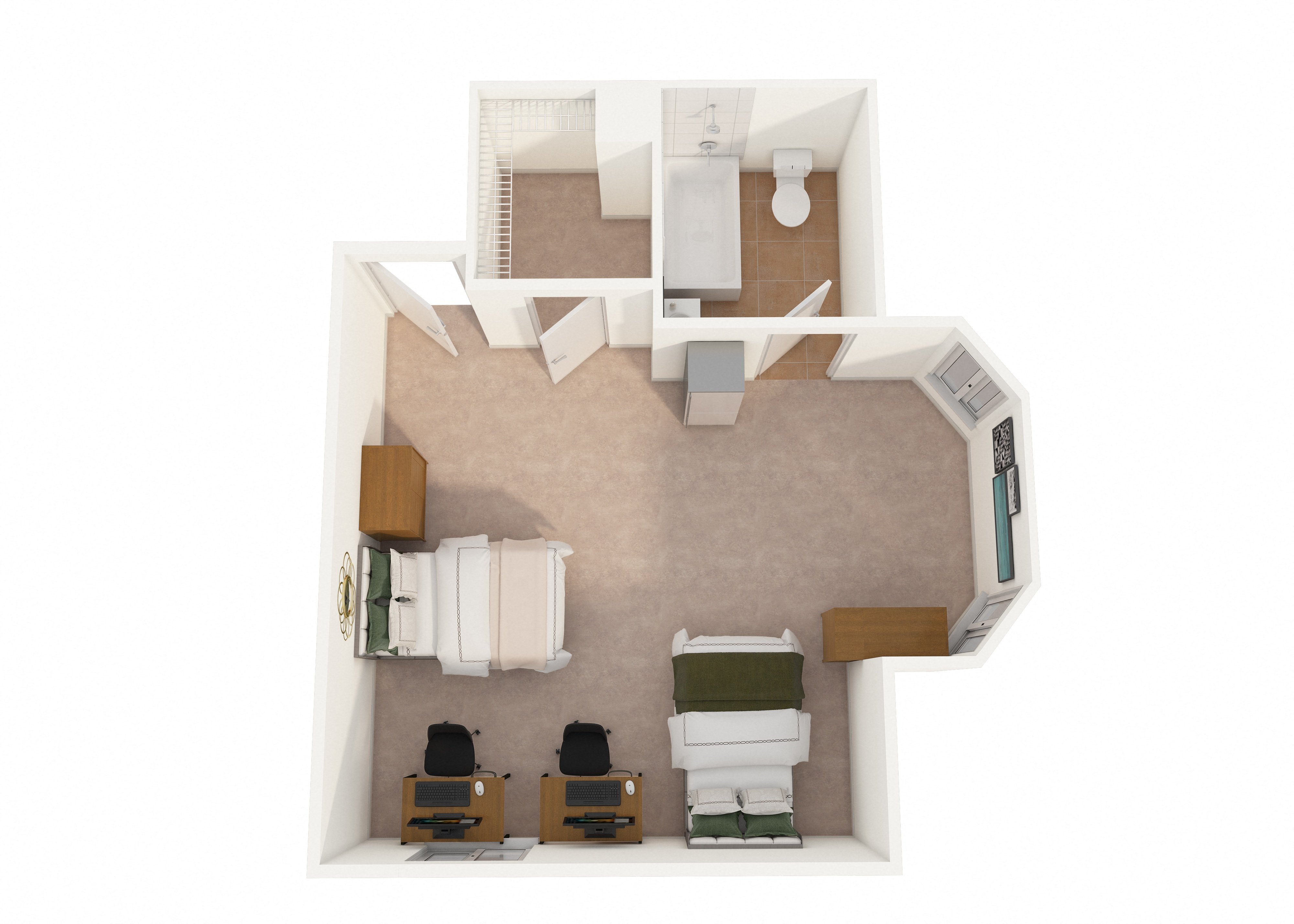 Axis on 36th Street - Double Plus Floor Plan Picture